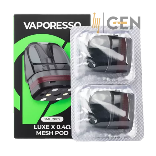 Vaporesso - Luxe X / XR Pod de Reemplazo Mesh 0.4 Ohms - Paquete Con 2 Piezas