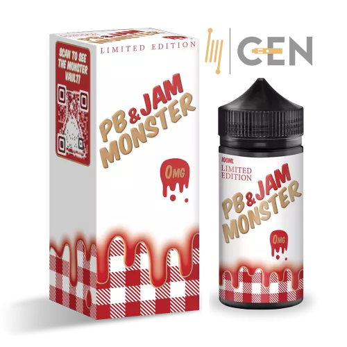 PB & JAM Monster - Strawberry 100ml
