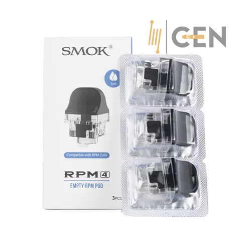 Smok - Rpm 4 Pod De Reemplazo 5ml - Paquete con 3 Piezas