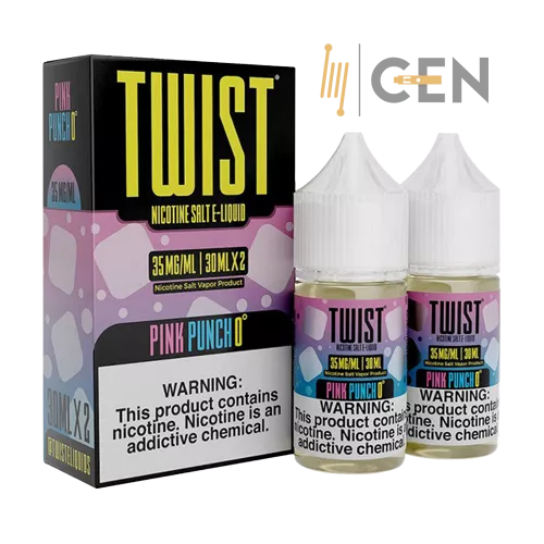 Twist Salt E-liquid - Salt Pink Punch 0° - 2 Botes ~ 30ml ~ 35mg - Paquete